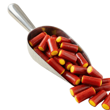 Lemon Rhubarb Logs scoop