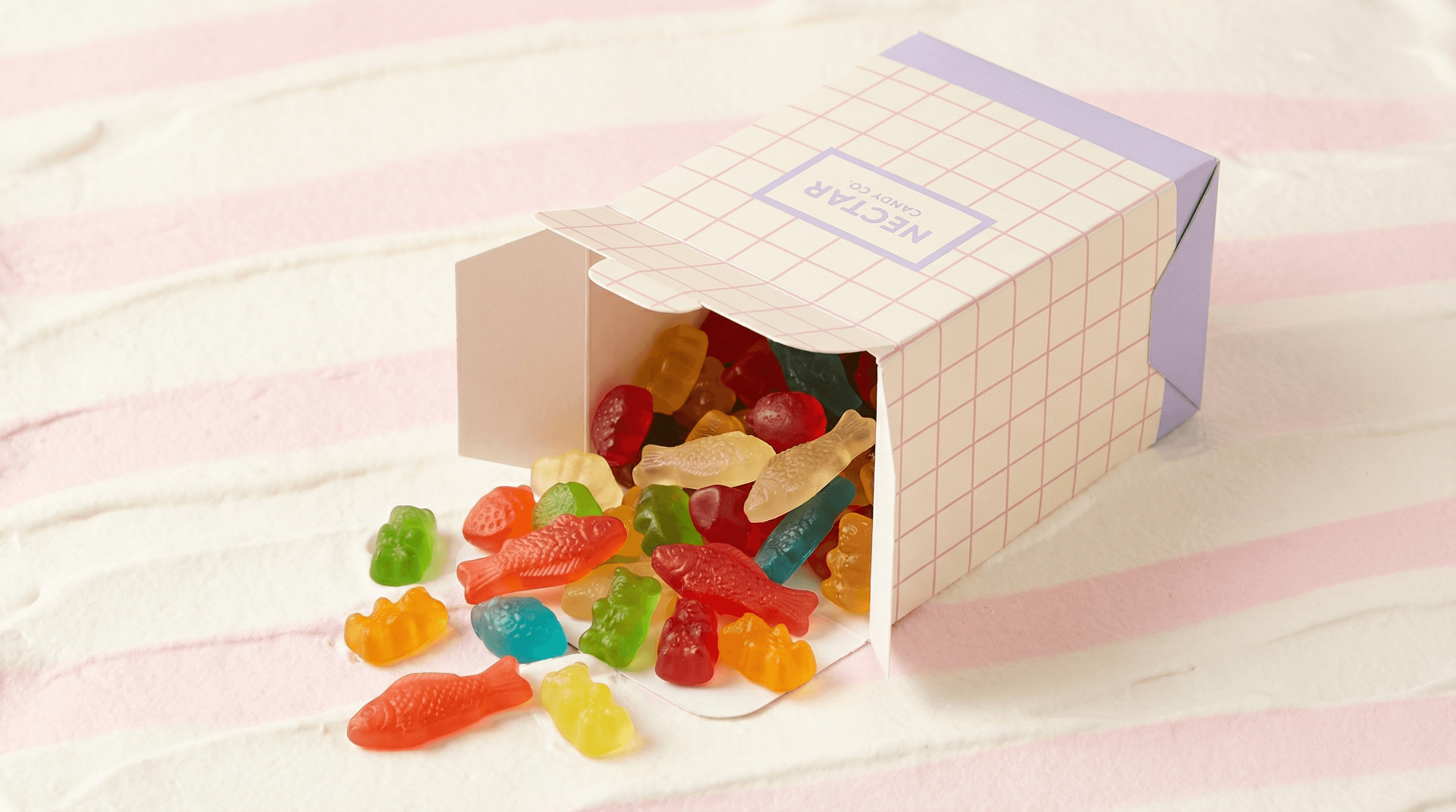 Candy Club subscription box overflowing with Swedish candy