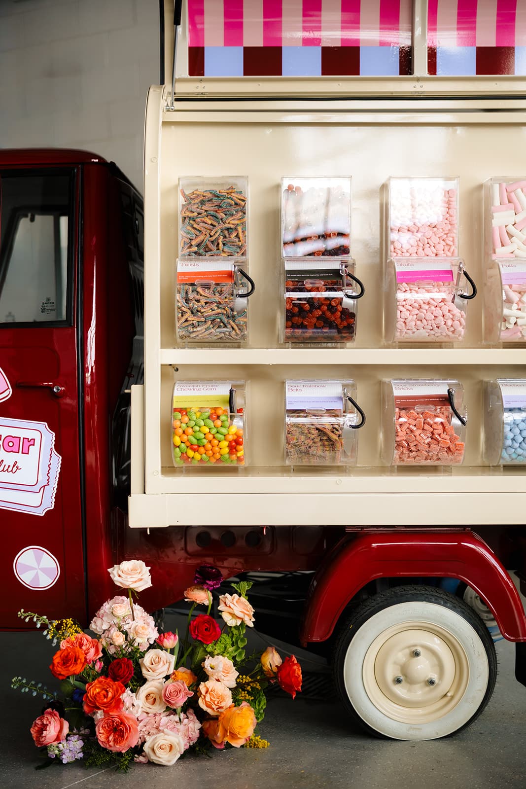 Nectar candy cart at an event